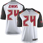 Nike Men & Women & Youth Buccaneers #24 Jenkins White Team Color Game Jersey,baseball caps,new era cap wholesale,wholesale hats